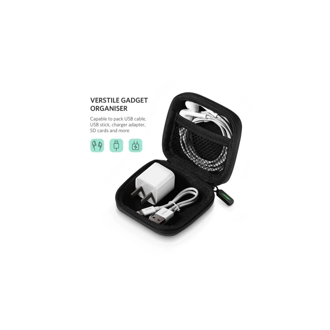Чохол для навушників Ugreen LP128 Earphone Carrying Case Black 40816 Чохол для навушників Ugreen LP128 Earphone Carrying Case Black 40816