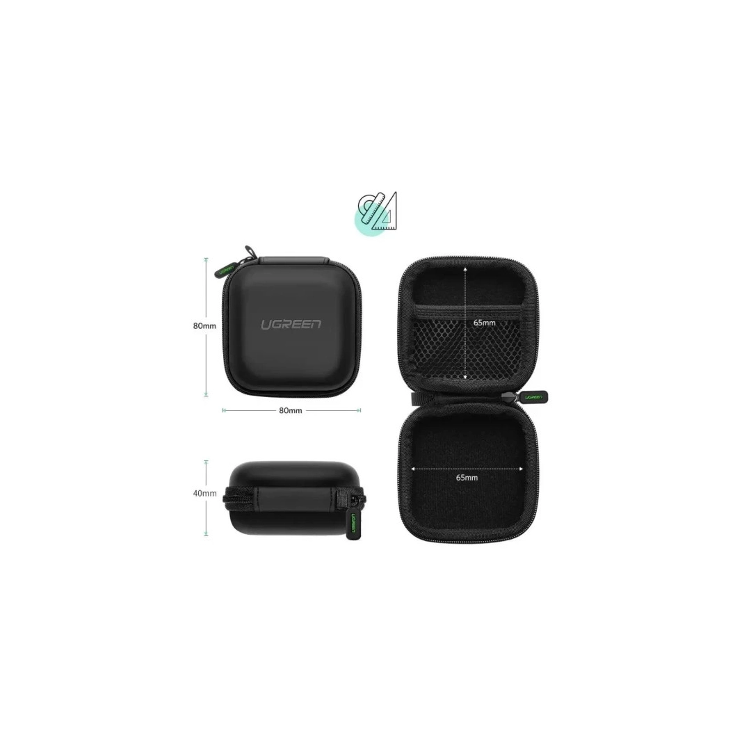 Чохол для навушників Ugreen LP128 Earphone Carrying Case Black 40816 Чохол для навушників Ugreen LP128 Earphone Carrying Case Black 40816