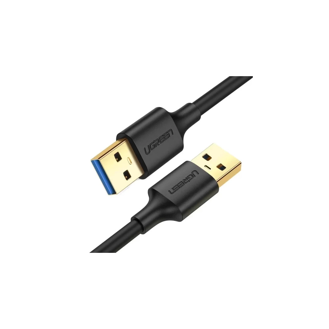 Кабель цифровий Ugreen US128 USB-A 3.0 - USB-A 3.0, 2m Black 10371