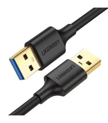 Кабель цифровий Ugreen US128 USB-A 3.0 - USB-A 3.0, 2m Black 10371