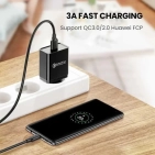 Зарядний кабель Ugreen US184 USB-A 3.0 - USB Type-C, 3A, QC3.0, 1.5 m Black 20883 Зарядний кабель Ugreen US184 USB-A 3.0 - USB Type-C, 3A, QC3.0, 1.5 m Black 20883