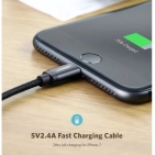 Кабель зарядний Ugreen US199 USB-A 2.0 - Lightning, MFI, 1.5 m Braided Alu Shell Fast Charge 60157 Кабель зарядний Ugreen US199 USB-A 2.0 - Lightning, MFI, 1.5 m Braided Alu Shell Fast Charge 60157