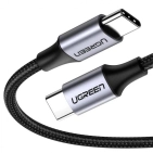 Кабель цифровий Ugreen US261 USB Type-C - USB Type-C Aluminum Shell, 2 m Gray Black 50152 Кабель цифровий Ugreen US261 USB Type-C - USB Type-C Aluminum Shell, 2 m Gray Black 50152