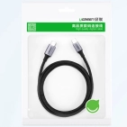 Кабель цифровий Ugreen US261 USB Type-C - USB Type-C Aluminum Shell, 2 m Gray Black 50152 Кабель цифровий Ugreen US261 USB Type-C - USB Type-C Aluminum Shell, 2 m Gray Black 50152