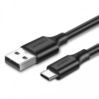Кабель цифровий Ugreen US287 USB-A 2.0 - USB Type-C, 1.5 m Black 60117 Кабель цифровий Ugreen US287 USB-A 2.0 - USB Type-C, 1.5 m Black 60117