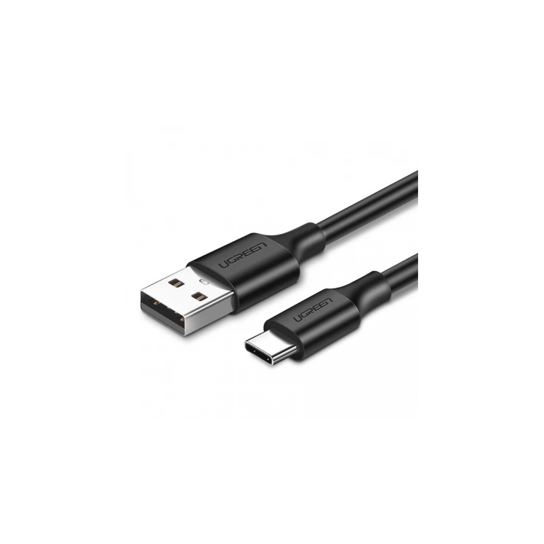 Кабель цифровий Ugreen US287 USB-A 2.0 - USB Type-C, 1.5 m Black 60117