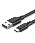 Кабель цифровий Ugreen US287 USB-A 2.0 - USB Type-C, 1.5 m Black 60117