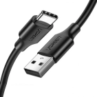 Кабель цифровий Ugreen US287 USB-A 2.0 - USB Type-C, 1.5 m Black 60117 Кабель цифровий Ugreen US287 USB-A 2.0 - USB Type-C, 1.5 m Black 60117