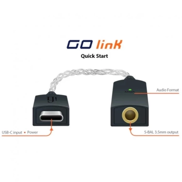 ЦАП та підсилювач iFi GO link Black