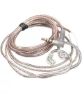Кабель для навушників Knowledge Zenith OFC Cable With Mic 2pin C Silver