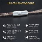 Кабель для навушників Knowledge Zenith OFC Cable With Mic 2pin C Silver Кабель для навушників Knowledge Zenith OFC Cable With Mic 2pin C Silver