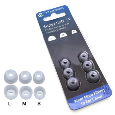 Амбушюри Knowledge Zenith Silicone eartips White (3 pairs)