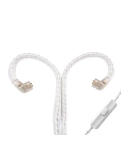 Кабель для наушников Knowledge Zenith Silver Cable Mic 2pin C for ZSN Pro, ZS10 Pro
