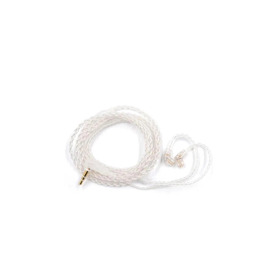 Кабель для навушників Knowledge Zenith Silver Cable Mic 2pin C for ZSN Pro, ZS10 Pro