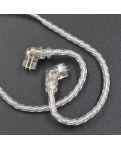 Кабель для навушників Knowledge Zenith Silver Cable Mic 2pin C for ZSN Pro, ZS10 Pro