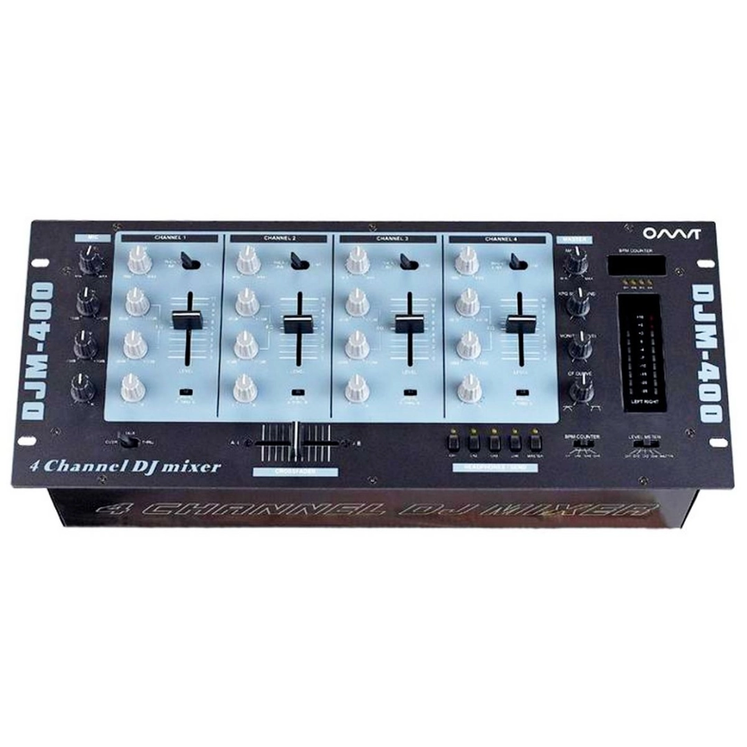 DJM400 DJ Mixer 4 channel 19 "