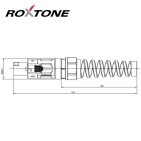 RS4FX-N ROXTONE Аудіо Роз'єм SPEAKON RS4FX-N ROXTONE Аудіо Роз'єм SPEAKON