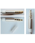 TS-2280 GOLDEN Takstar Headset Hands-free / Headset Apple MFi certification, perfectly compatible with iPhone, iPad and iPod