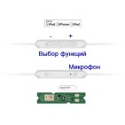 TS-2280 GOLDEN Takstar Навушники Hands-free / гарнітура Apple MFi сертифікат, ідеально сумісна з iPhone, iPad і iPod