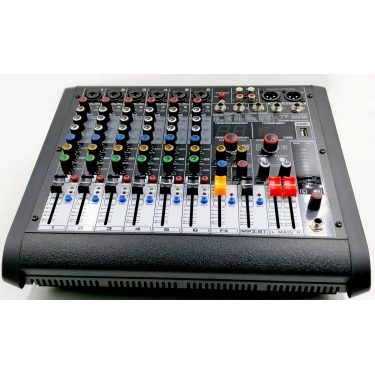JB-600P JB sound Активний мікшерний пульт 6 каналів, процесор ефектів 32-біт, 99DSP програм, 2х170Вт на 4Ом