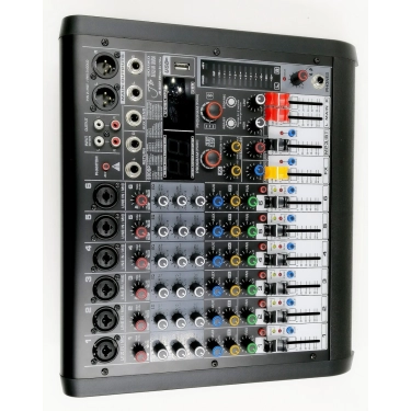 JB-600P JB sound Активний мікшерний пульт 6 каналів, процесор ефектів 32-біт, 99DSP програм, 2х170Вт на 4Ом