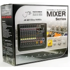 JB-Q8P JB sound Активний мікшерний пульт 8 каналів, процесор ефектів 32-біт, 99DSP програм, 2х280Вт на 4Ом ,2х170Вт на 8Ом
