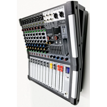 JB-GL8P JB sound Активний мікшерний пульт 8 каналів, процесор ефектів 32-біт, 99DSP програм, 2х500Вт на 4Ом ,2х300Вт на 8Ом