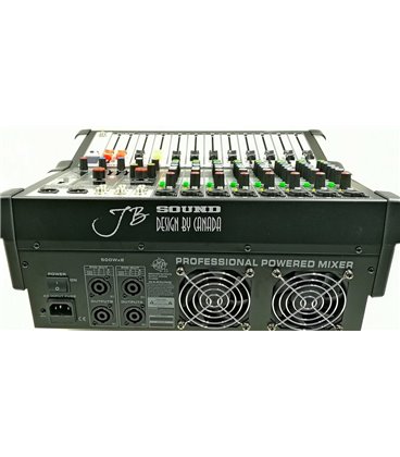 JB-GL8P JB sound Активний мікшерний пульт 8 каналів, процесор ефектів 32-біт, 99DSP програм, 2х500Вт на 4Ом ,2х300Вт на 8Ом