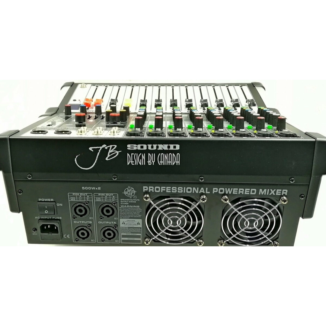 JB-GL8P JB sound Активний мікшерний пульт 8 каналів, процесор ефектів 32-біт, 99DSP програм, 2х500Вт на 4Ом ,2х300Вт на 8Ом JB-GL8P JB sound Активний мікшерний пульт 8 каналів, процесор ефектів 32-біт, 99DSP програм, 2х500Вт на 4Ом ,2х300Вт на 8Ом