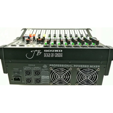 JB-GL8P JB sound Активний мікшерний пульт 8 каналів, процесор ефектів 32-біт, 99DSP програм, 2х500Вт на 4Ом ,2х300Вт на 8Ом