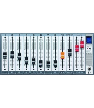 JB-GL8P JB sound Активний мікшерний пульт 8 каналів, процесор ефектів 32-біт, 99DSP програм, 2х500Вт на 4Ом ,2х300Вт на 8Ом