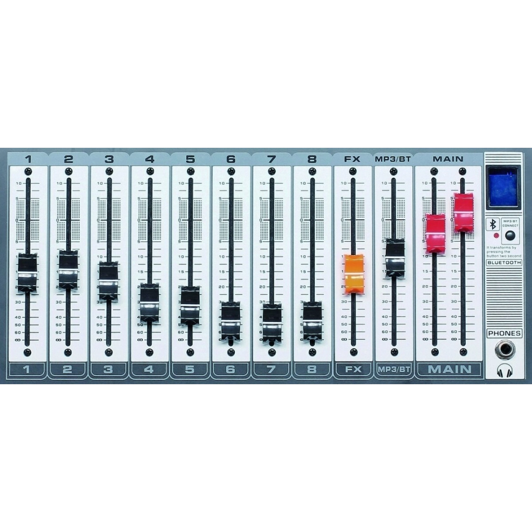 JB-GL8P JB sound Активний мікшерний пульт 8 каналів, процесор ефектів 32-біт, 99DSP програм, 2х500Вт на 4Ом ,2х300Вт на 8Ом JB-GL8P JB sound Активний мікшерний пульт 8 каналів, процесор ефектів 32-біт, 99DSP програм, 2х500Вт на 4Ом ,2х300Вт на 8Ом