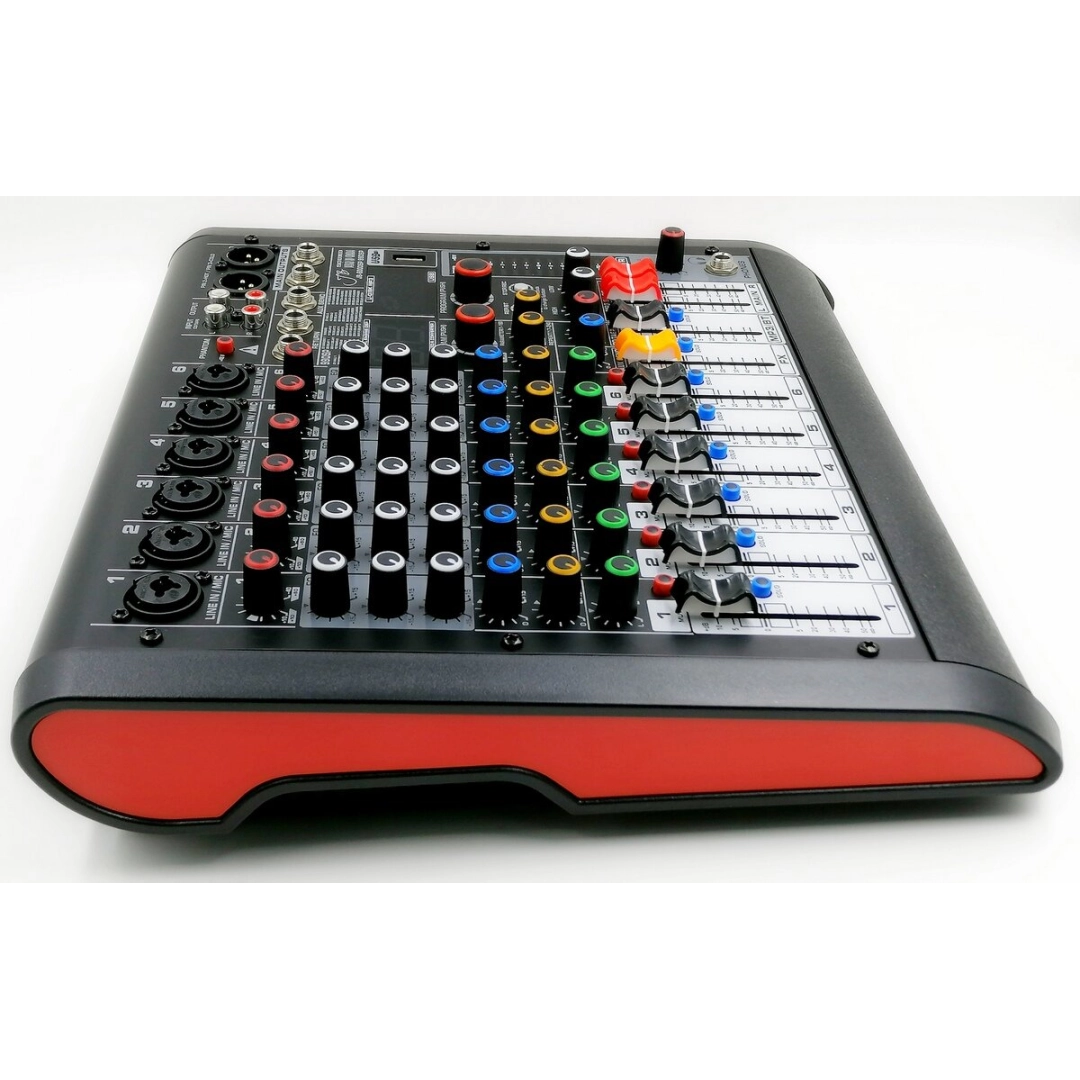 JB-600DSP JB sound Мікшерний пульт 6 каналів, процесор ефектів 32-біт, 99DSP JB-600DSP JB sound Мікшерний пульт 6 каналів, процесор ефектів 32-біт, 99DSP