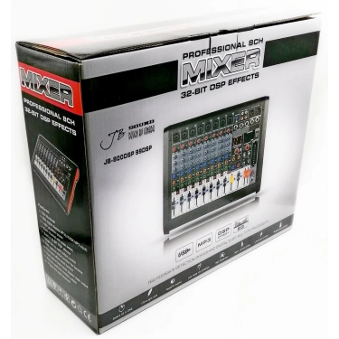 JB-800DSP JB sound Мікшерний пульт 8 каналів, процесор ефектів 32-біт, 99DSP