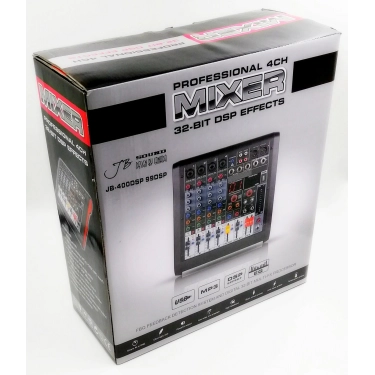 JB-400DSP JB sound Мікшерний пульт 4 канали, процесор ефектів 32-біт, 99DSP