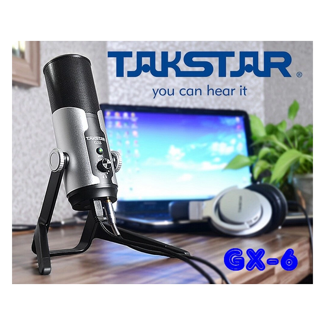 GX6 TAKSTAR USB мікрофон для стриминга