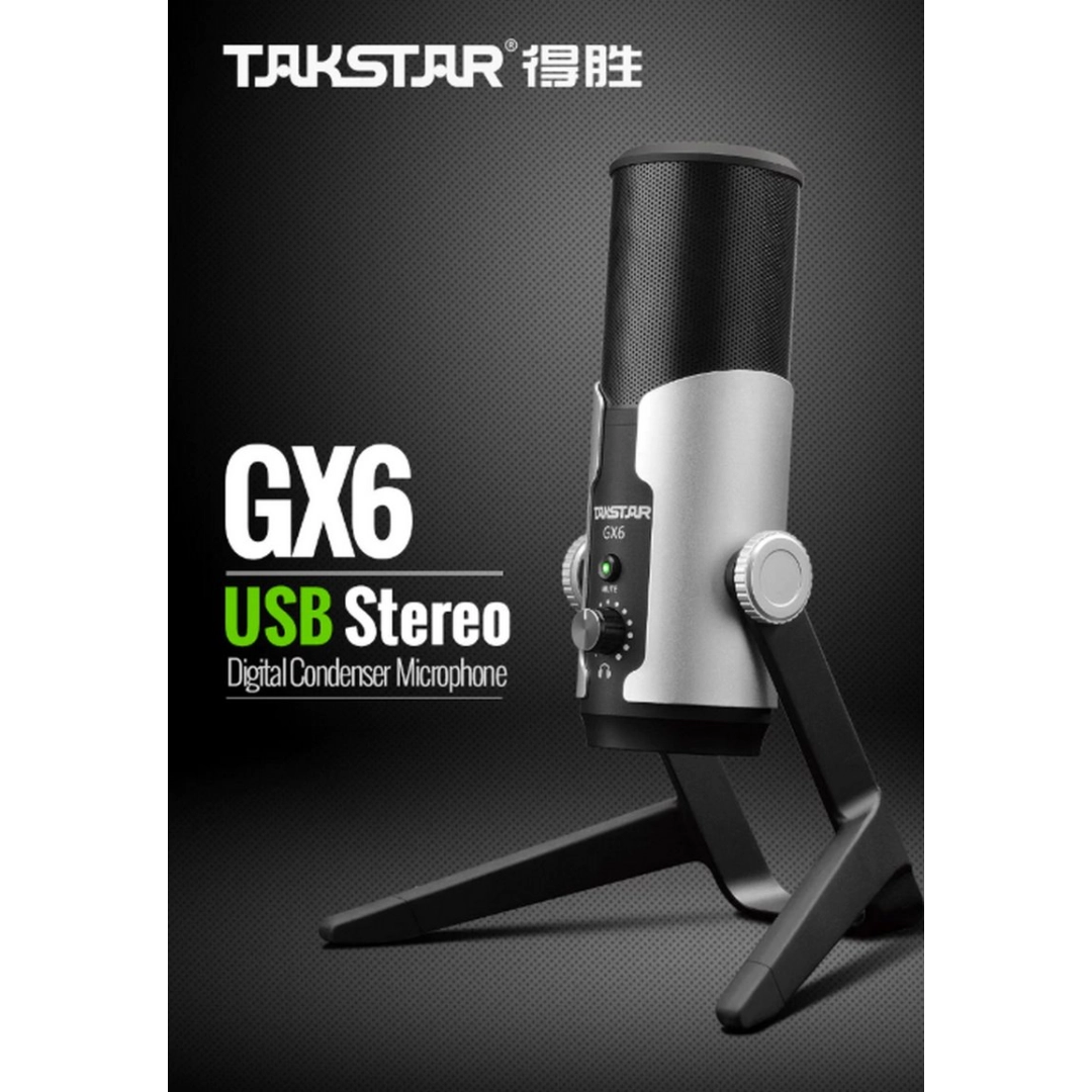 GX6 TAKSTAR USB мікрофон для стриминга