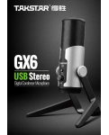 GX6 TAKSTAR USB мікрофон для стриминга