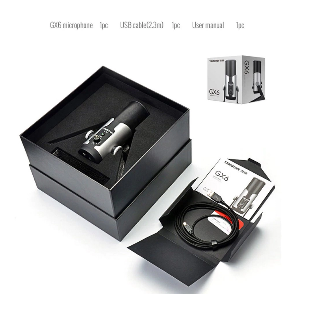 GX6 TAKSTAR USB мікрофон для стриминга