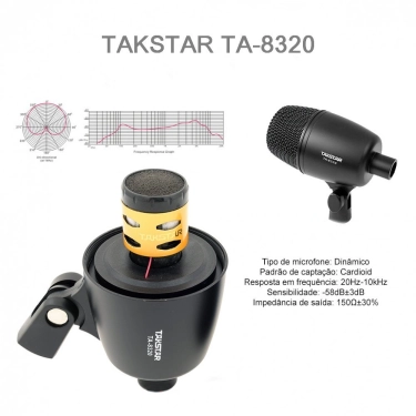 DMS-7AS Takstar Комплект мікрофонів для барабанів