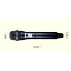 X4-TD Takstar Ручний вокальний мікрофон для 4х канальної радіосистеми Takstar X4 (обрана опція до приймача X4) X4-TD Takstar Ручний вокальний мікрофон для 4х канальної радіосистеми Takstar X4 (обрана опція до приймача X4)