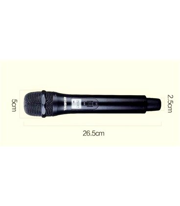 X4-TD Takstar Ручний вокальний мікрофон для 4х канальної радіосистеми Takstar X4 (обрана опція до приймача X4)