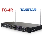 TC4R Takstar Приймач радіосистеми 4х канальний на 4 передавача з вільним вибором конфігурації пристроїв, що підключаються TC4R Takstar Приймач радіосистеми 4х канальний на 4 передавача з вільним вибором конфігурації пристроїв, що підключаються
