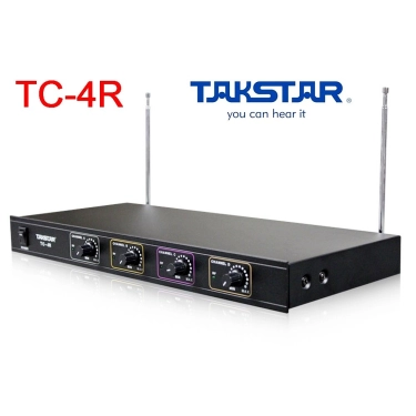 TC4R Takstar Приймач радіосистеми 4х канальний на 4 передавача з вільним вибором конфігурації пристроїв, що підключаються