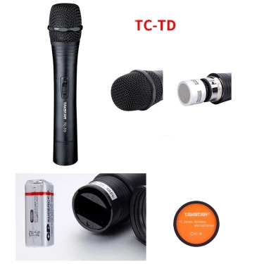 TC-TD Takstar Ручний вокальний мікрофон для 4х канальної радіосистеми Takstar TC4R (обрана опція до приймача TC4R)