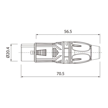 Роз'єм ROXTONE RX3F-NT XLR 3-pin female