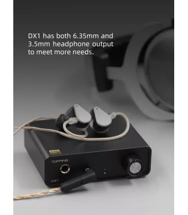 TOPPING DX1 Настільний ЦАП та підсилювач для навушників