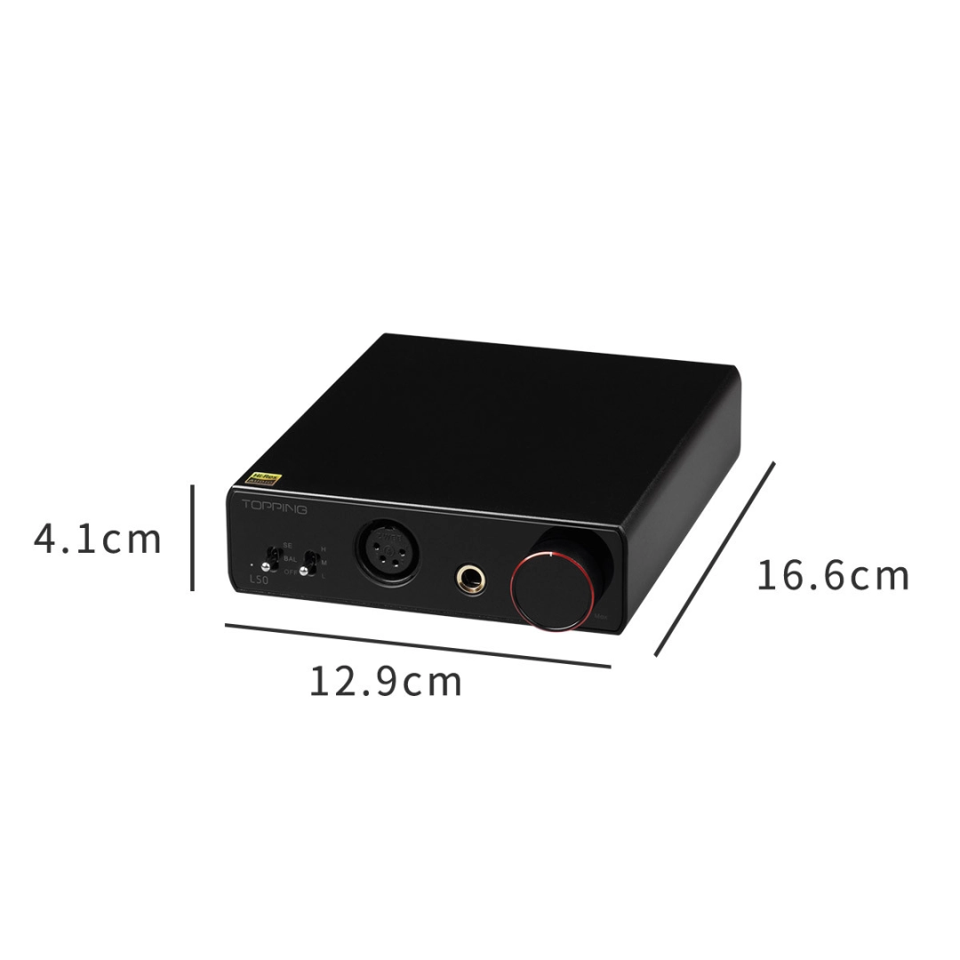 Підсилювач для навушників TOPPING L50 Black Підсилювач для навушників TOPPING L50 Black