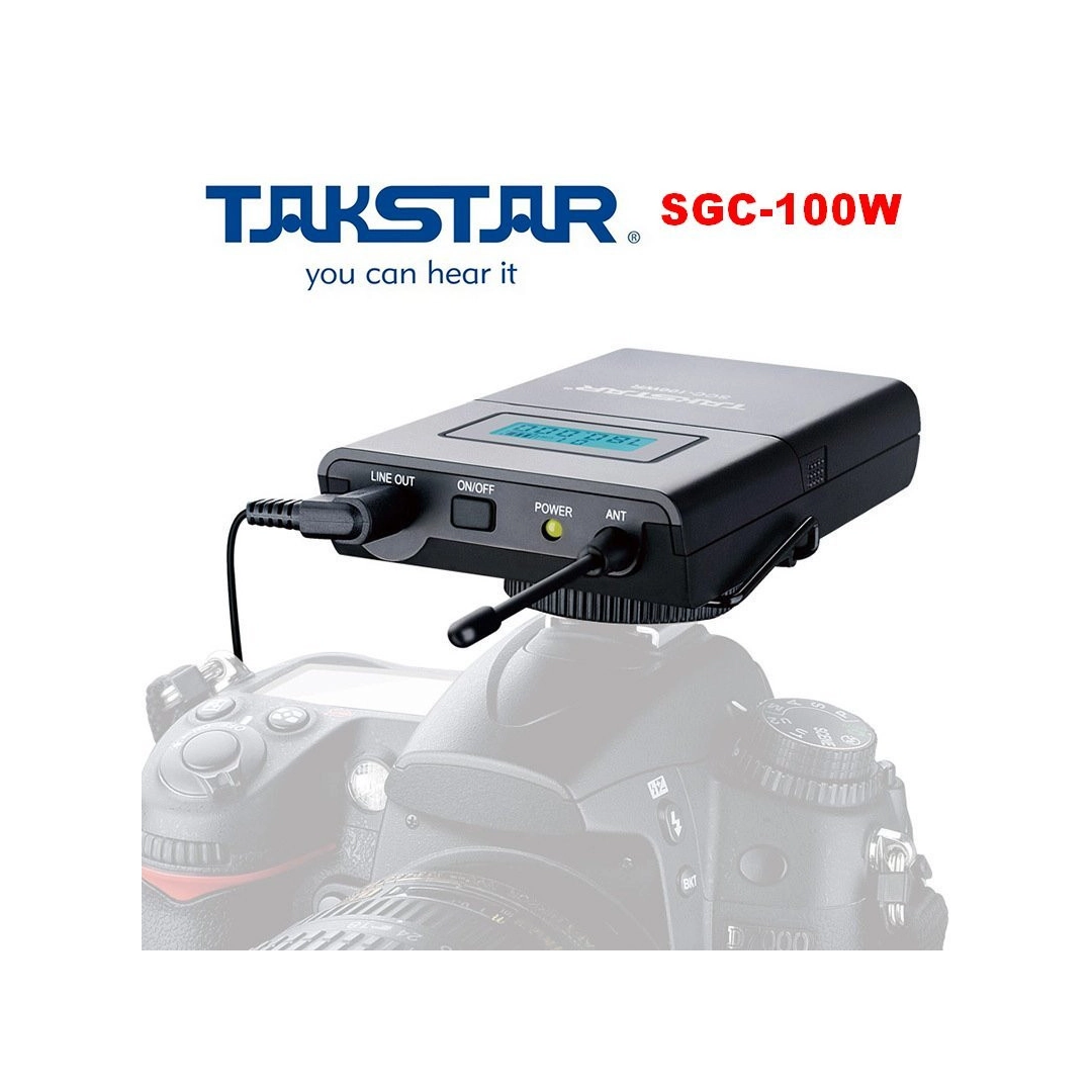 Компактна радіосистема для фото-відео камер Takstar SGC-100W Компактна радіосистема для фото-відео камер Takstar SGC-100W