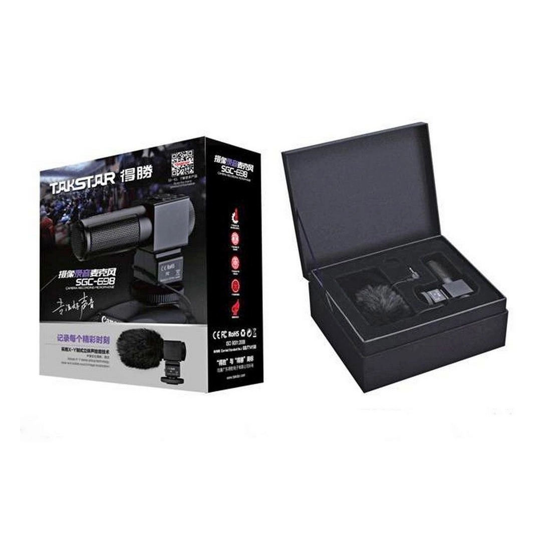 Зовнішній стерео-мікрофон Takstar SGC-698 для відео та цифрових дзеркальних фотокамер